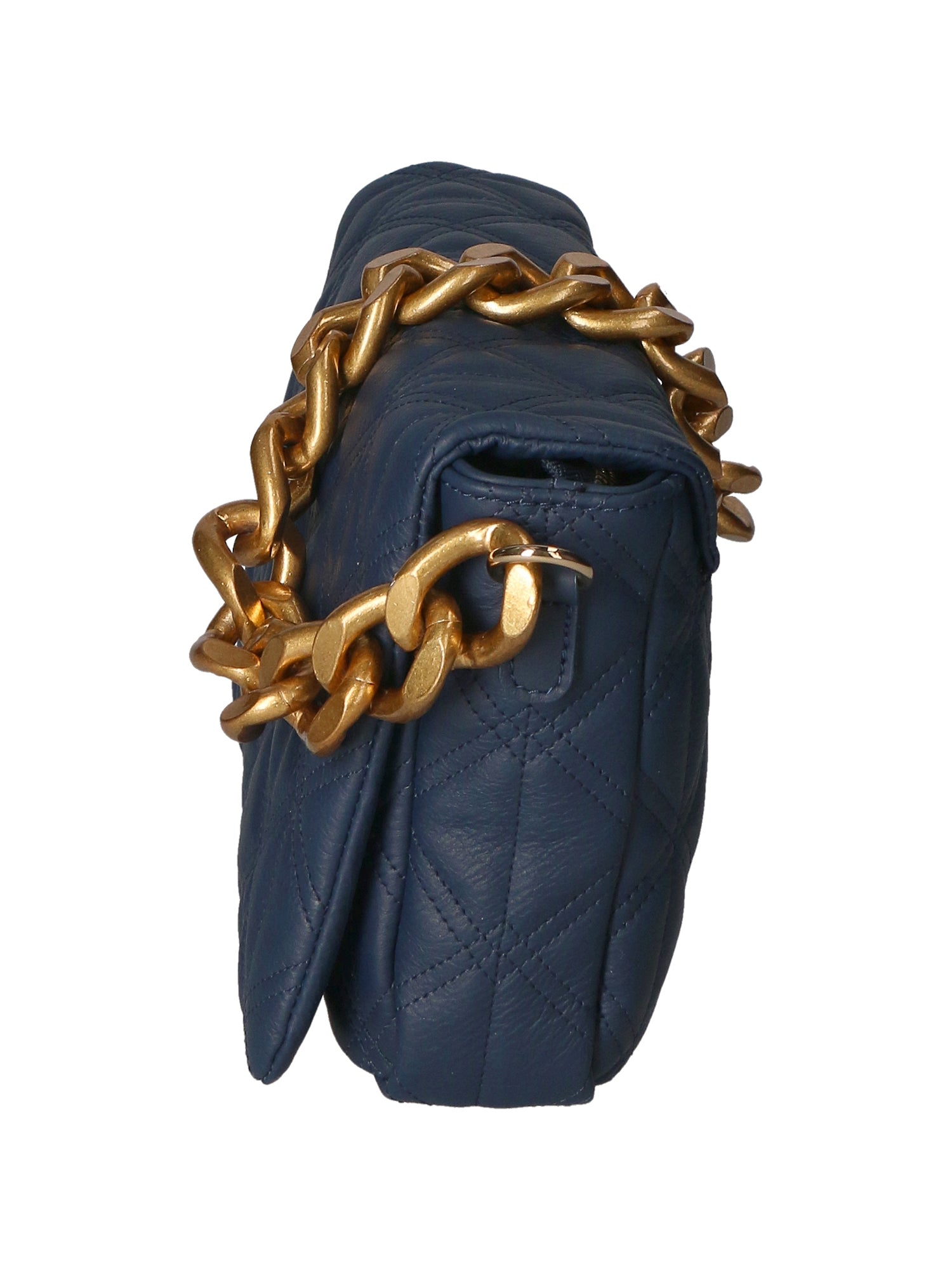 Aurélia Borsa a spalla da donna Vera pelle 04542-S24 BLU JEANS Gave Lux