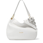 Elowen Plus Borsa a spalla da donna Vera pelle B17242-BIANCO Braccialini