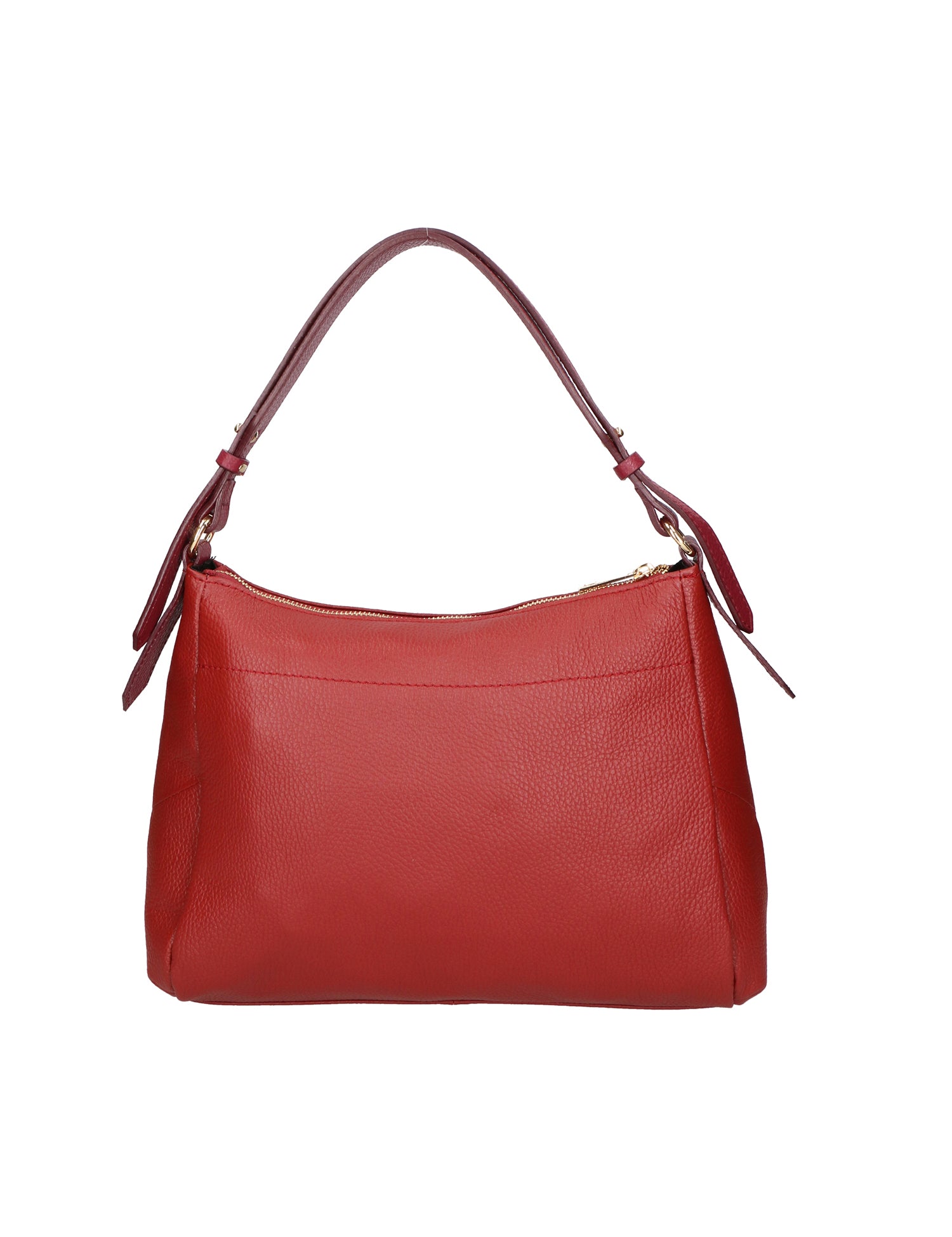 Vladimira Borsa a spalla da donna Vera pelle 06675-D10 RUBINO + D34 BORD Gave Lux