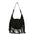 Zefira Borsa a spalla da donna Pelle Scamosciata 8630-NERO BLACK Gave Lux