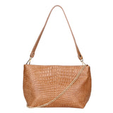 Lorelei Borsa a spalla da donna Vera pelle croco 06498-041 MARRONE Gave Lux