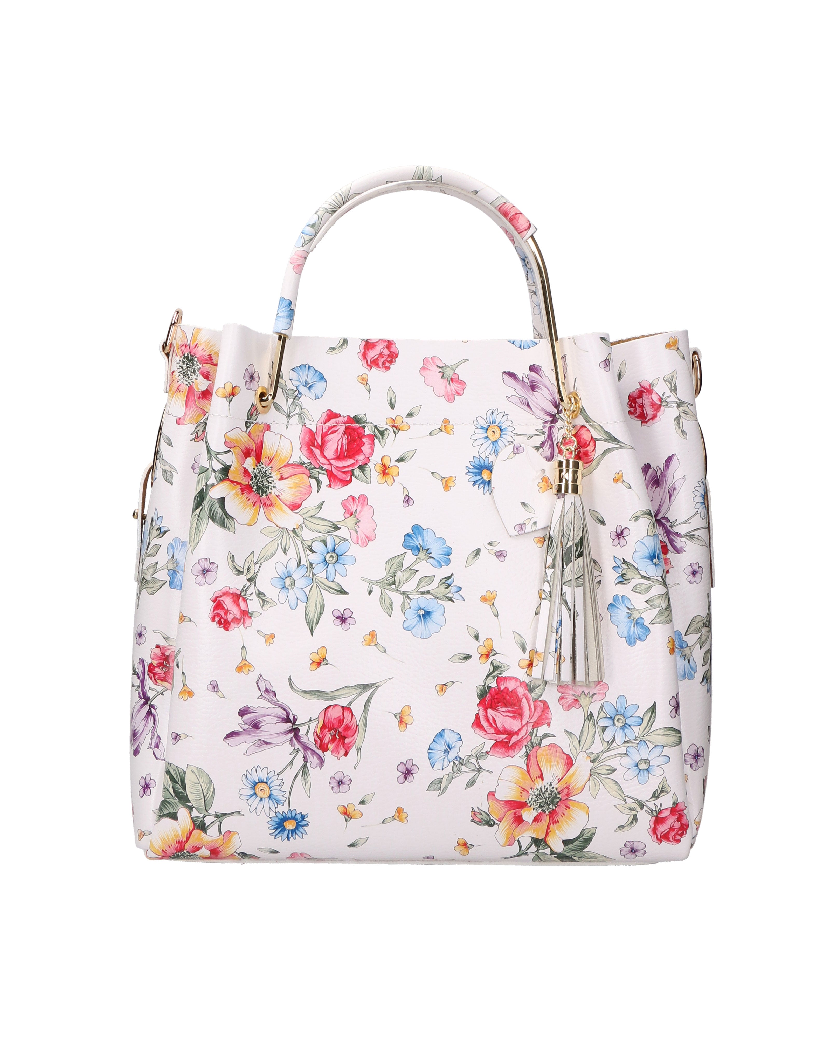 Zeffira Borsa a mano da donna 100% pelle 36003-FIORE-2 Gave Lux