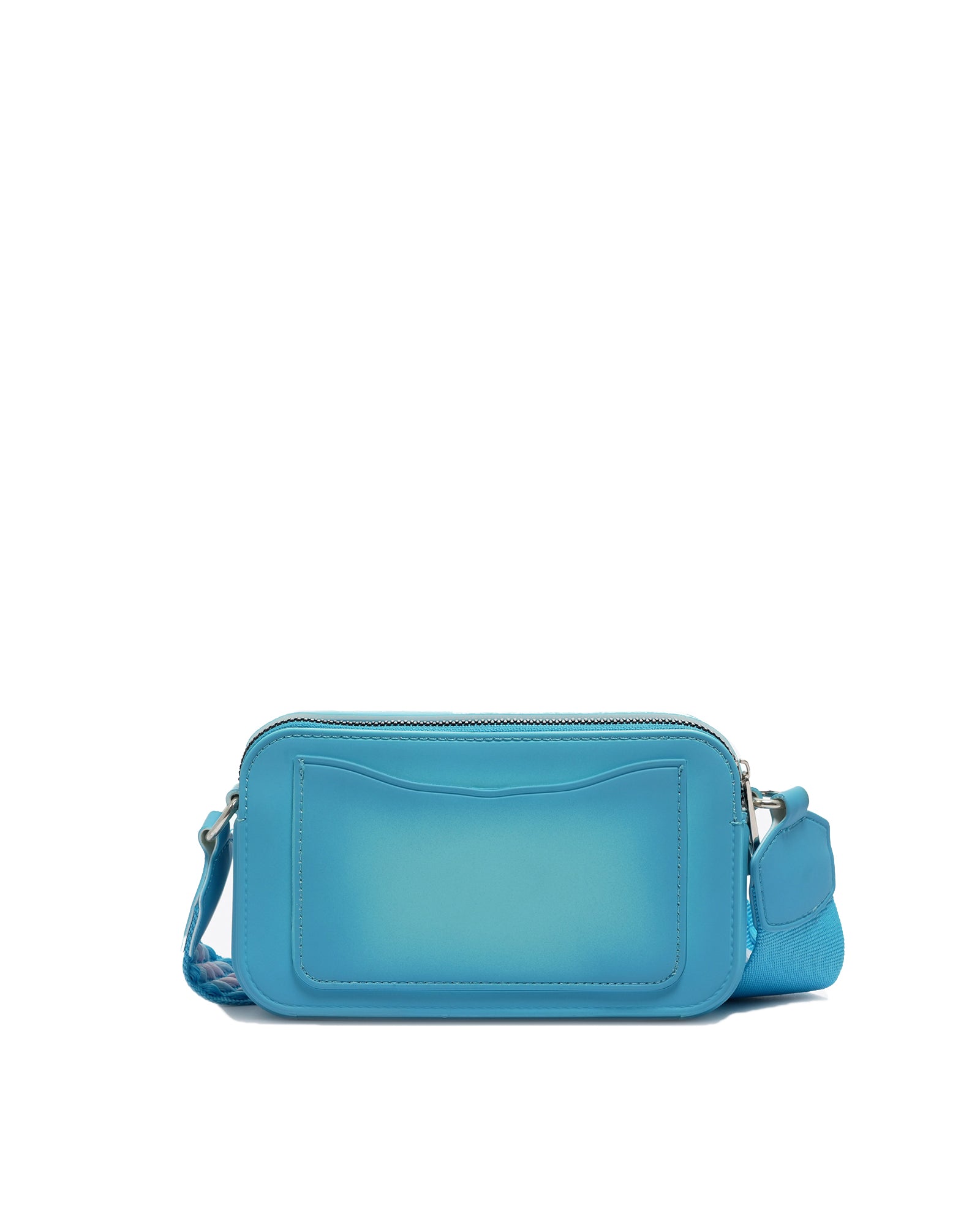 Borsa a spalla da donna 100% PVC FLAT MARC-NORSE BLUE Marc Ellis