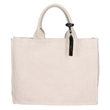 Borsa a mano da donna Misto pelle e tessuto MYB-05117-SS-148+S03 BEIGE My Best Bag