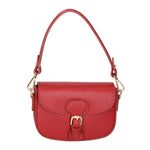 Viktoria Borsa a spalla da donna Vera pelle 06526-D10 ROSSO SCURO Gave Lux