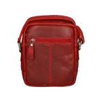 Borsa a tracolla da uomo Vera pelle RFID HILB-HT05-ROSSO Hill Burry