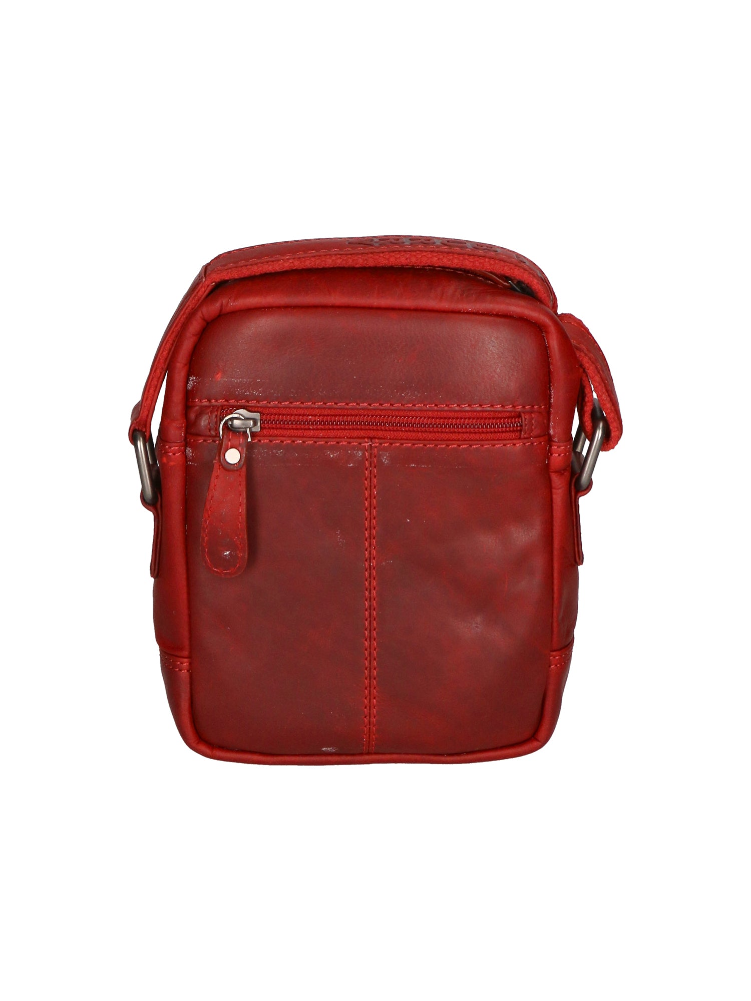 Borsa a tracolla da uomo Vera pelle RFID HILB-HT05-ROSSO Hill Burry