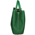 Borsa a mano da donna Paglia & Pelle MYB-05168-SS-529+D47 VERDE MELA My Best Bag