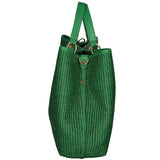 Borsa a mano da donna Paglia & Pelle MYB-05168-SS-529+D47 VERDE MELA My Best Bag