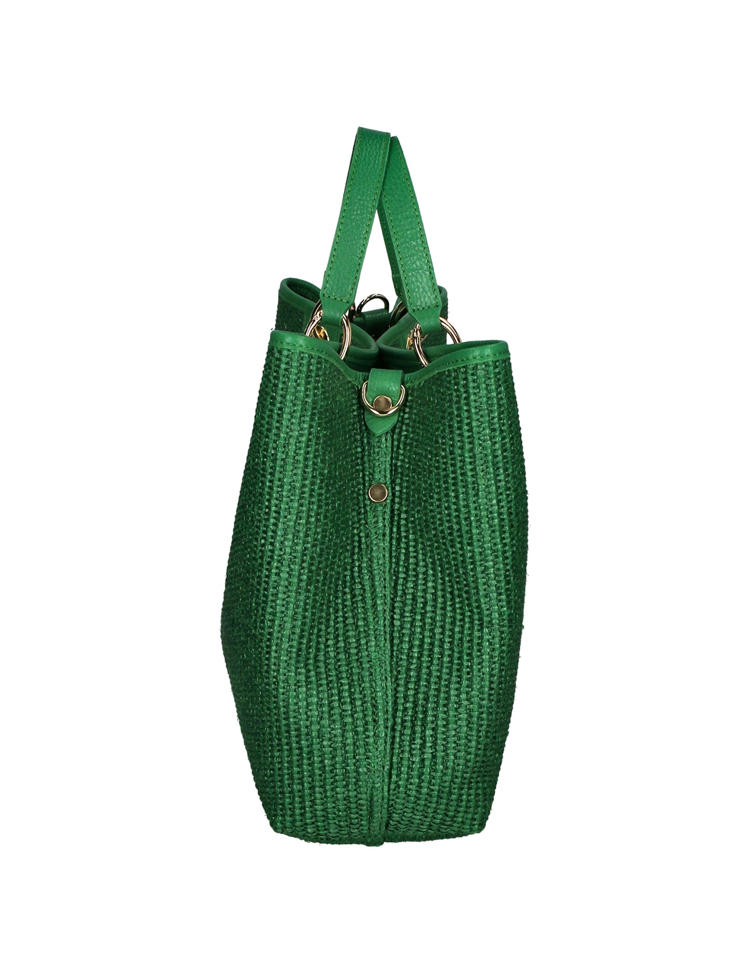 Borsa a mano da donna Paglia & Pelle MYB-05168-SS-529+D47 VERDE MELA My Best Bag