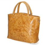 Enza Borsa a mano da donna Vera pelle 8007023FBG-005 CUOIO CHIARO Gave Lux