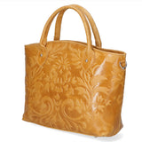 Enza Women's Handbag in Genuine Leather Made in Italy 27x32x13 cm