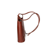 Fabiola Borsa a spalla da donna 100% pelle 9039-MARRONE BROWN Gave Lux