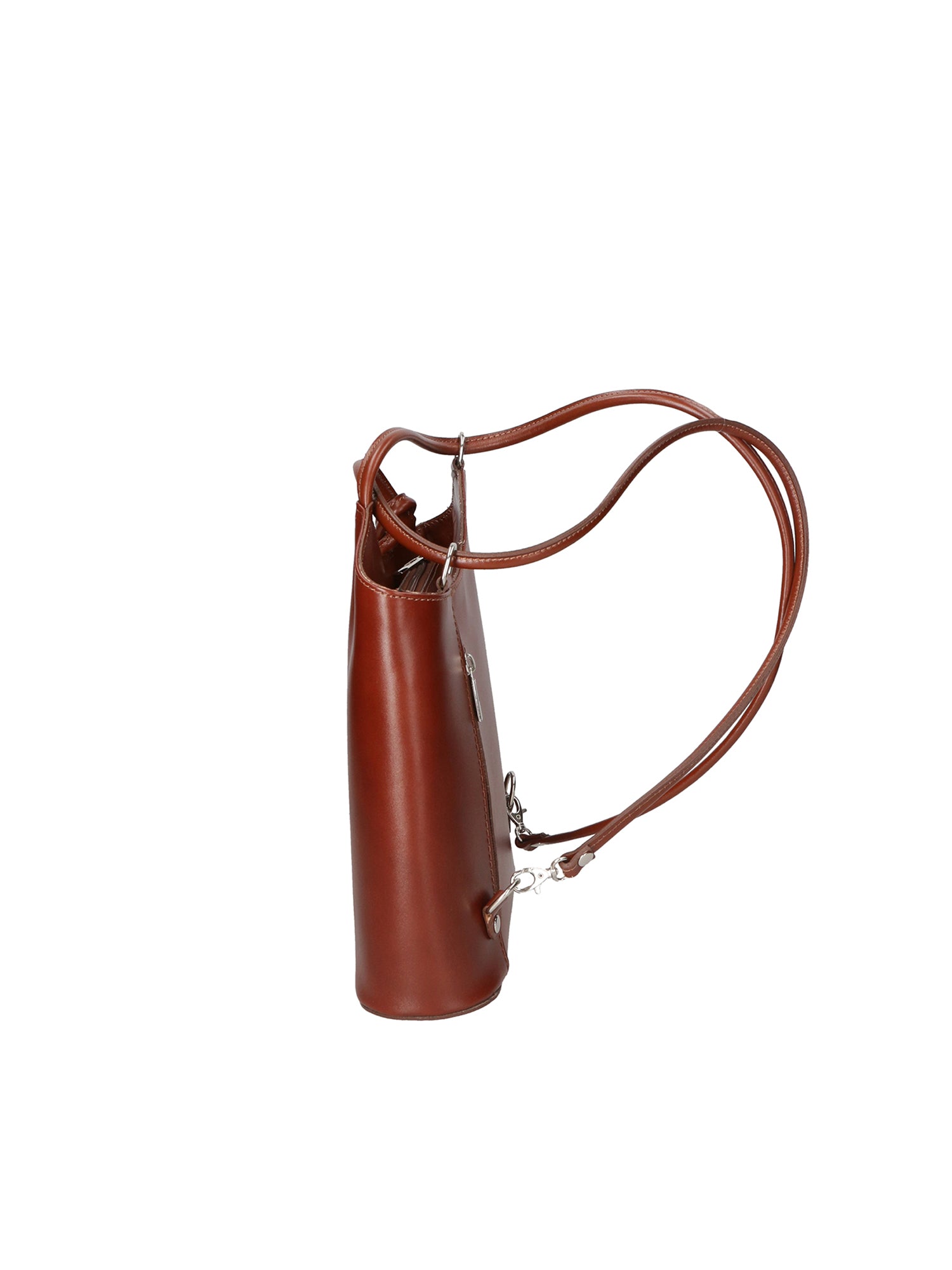 Fabiola Borsa a spalla da donna 100% pelle 9039-MARRONE BROWN Gave Lux