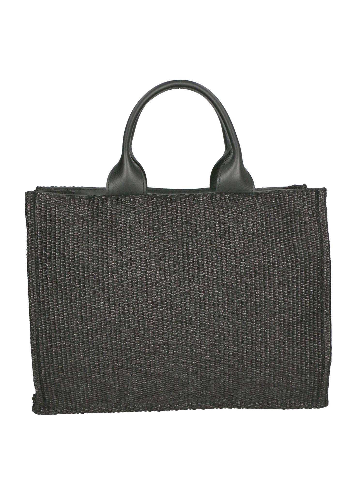 Allison Borsa a spalla da donna Paglia e pelle 05117-12 S28 NERO Gave Lux