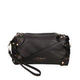 Borsa a tracolla da donna Vera pelle MYB-6011-FW-NERO+P636 NERO My Best Bag