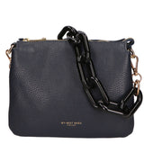 Borsa a spalla da donna Vera pelle italiana MYB-8020-FW-D26 BLU NOTTE My Best Bag