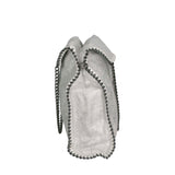 Willelmina Borsa a spalla da donna 100% PU Leather N-9606-BIANCO Gave Lux