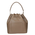 Erina Borsa a mano da donna Vera pelle 8073-L134 TAUPE SCURO Gave Lux