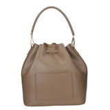 Erina Borsa a mano da donna Vera pelle 8073-L134 TAUPE SCURO Gave Lux