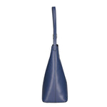 Lucetta Borsa a spalla da donna Vera pelle 04513-BLU JEANS D24 Gave Lux