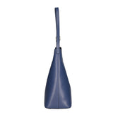 Lucetta Borsa a spalla da donna Vera pelle 04513-BLU JEANS D24 Gave Lux