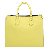 Borsa a mano da donna Vera pelle MYB-02995-SS-LIMONE My Best Bag