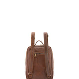Unisex-Rucksack aus echtem Leder, hergestellt in Italien, 27 x 36 x 8 cm