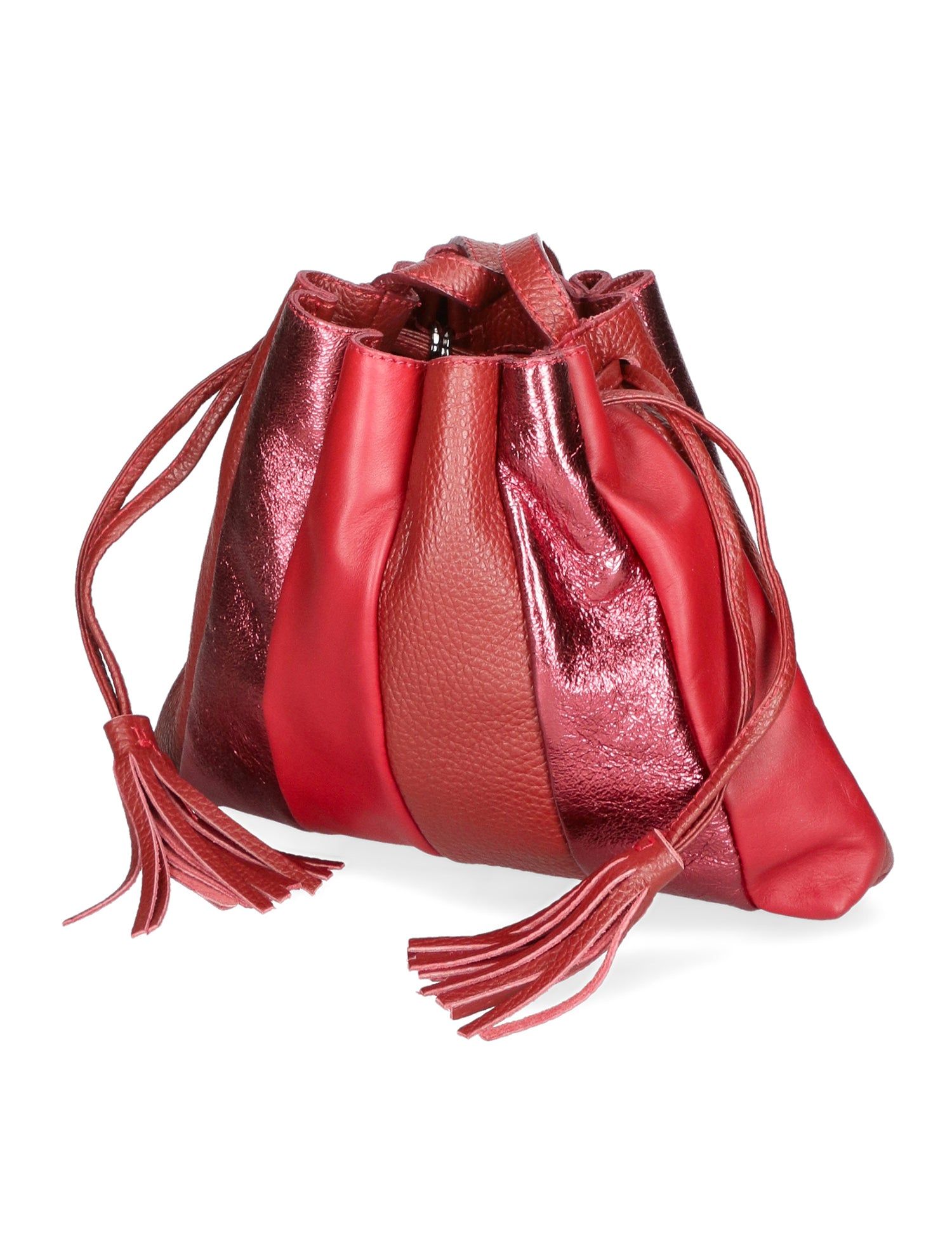 Elysia Borsa a spalla da donna Vera pelle 552043-ROSSO RED Gave Lux