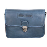 Borsa a tracolla da uomo 100% vera pelle HILB-3279WH-BLU Hill Burry
