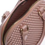 Borsa a mano da donna 100% Pvc FLAT XS BALL-TERRA + BRUSH GOLD Marc Ellis