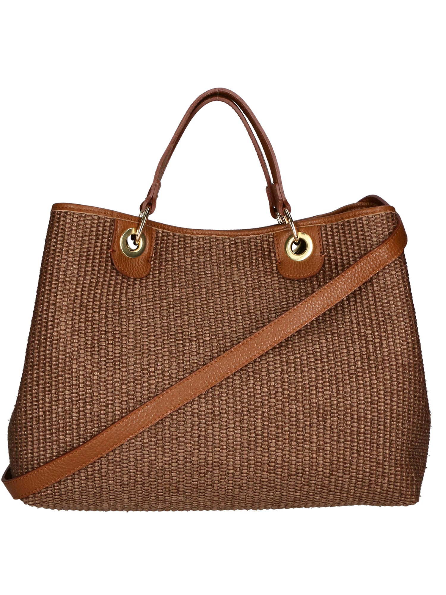 Borsa a mano da donna Paglia & Pelle MYB-05168-SS-25+D19 CUOIO SCURO My Best Bag