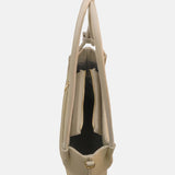 Borsa a Spalla in Pvc Verde Militare