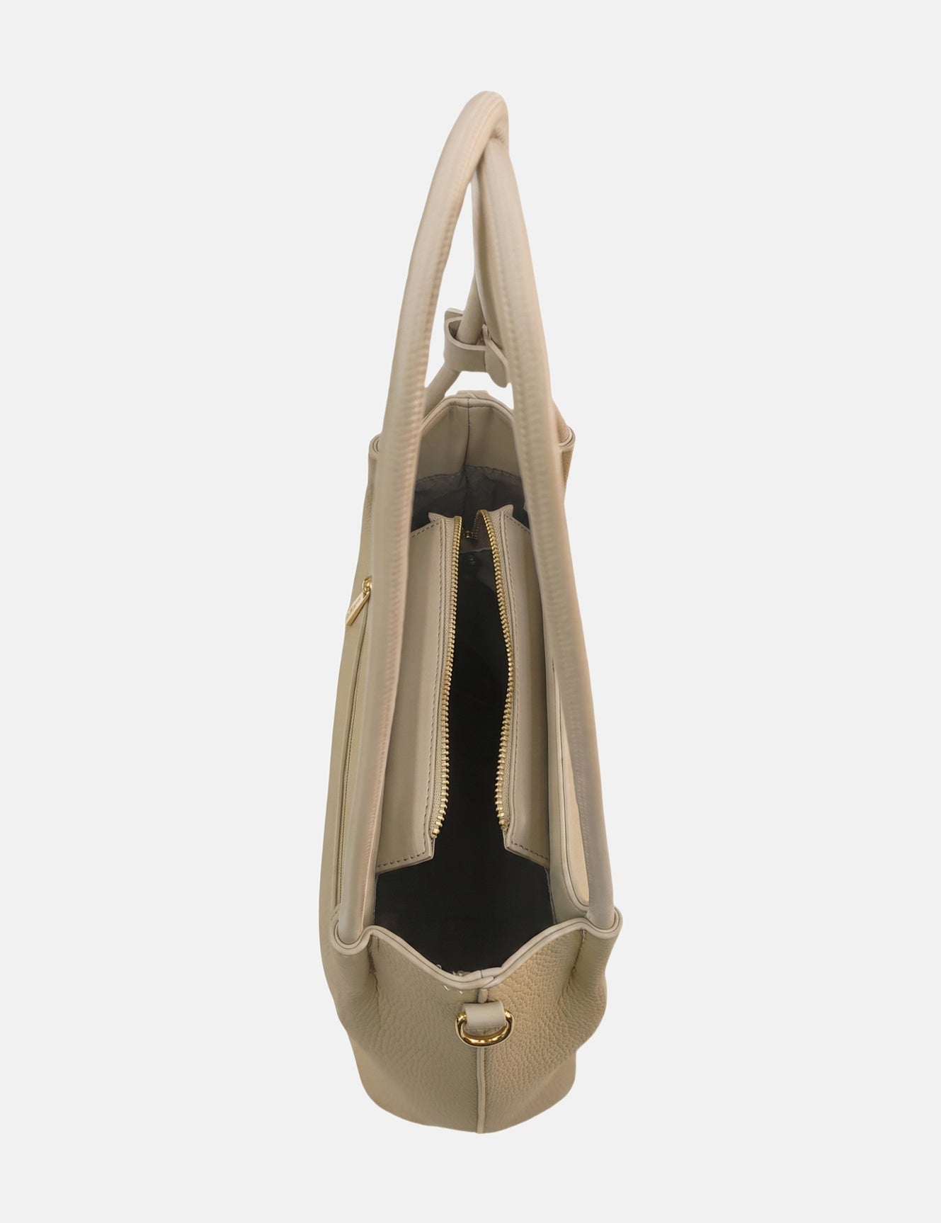 Borsa a Spalla in Pvc Verde Militare