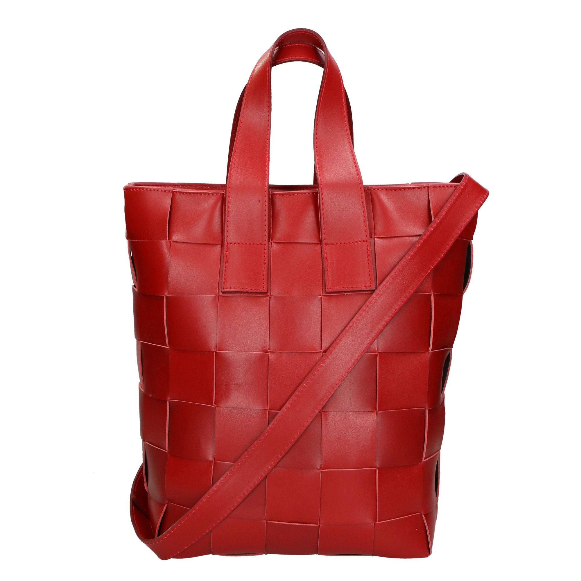 Borsa a mano da donna 100% pelle MYB-6026-FW-6904 BORDO My Best Bag
