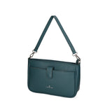 Celeste Plus Borsa a tracolla da donna Vera Pelle 04156-D33 PETROLIO Chiara Ferretti