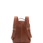 Zaino unisex in vera pelle Made in Italy 100% cotone 4048-MARRONE Alessia Firenze