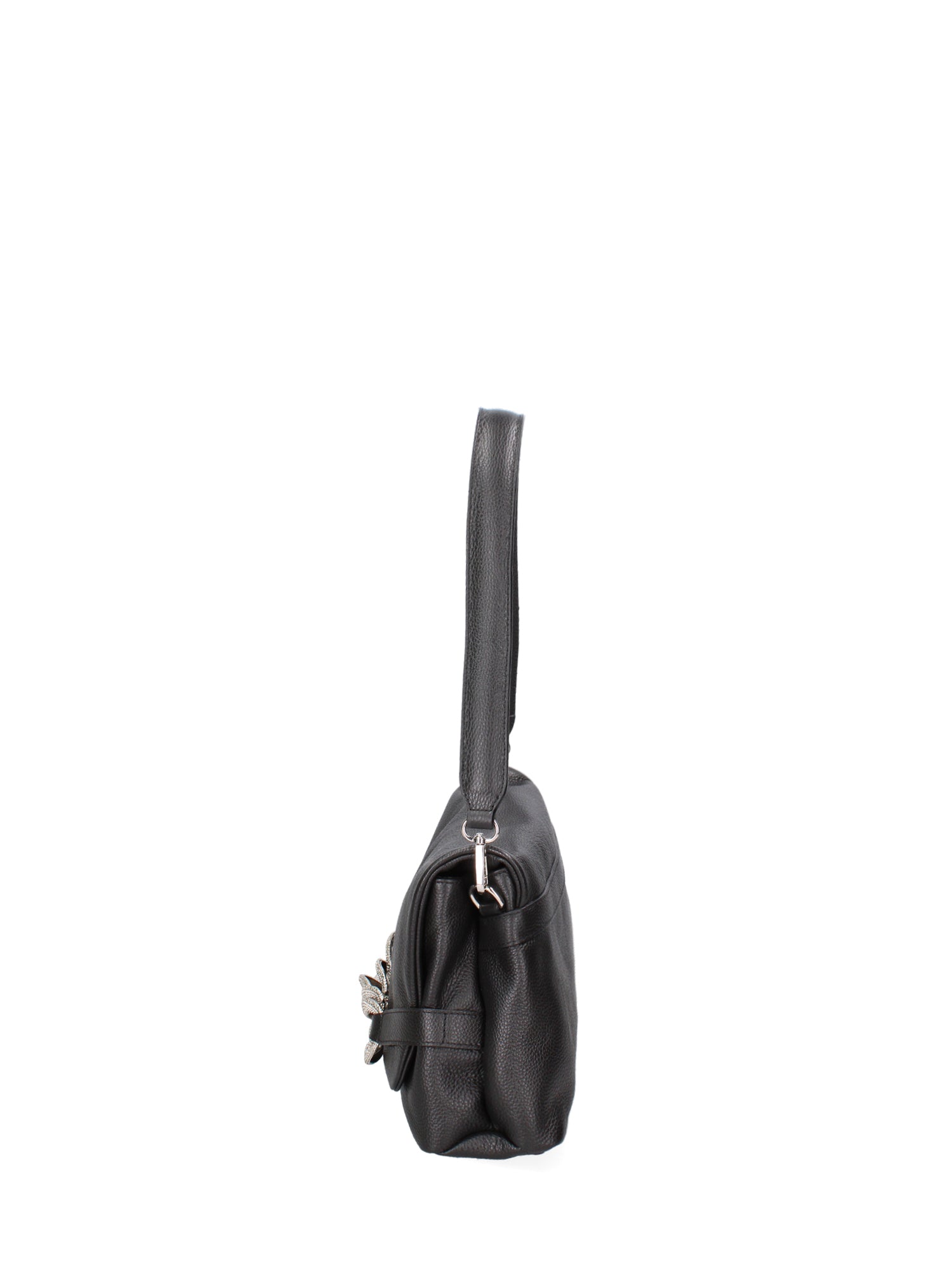 Borsa a spalla da donna 100% vera pelle JR-W-1160M-DO-BLACK + GOLD John Richmond