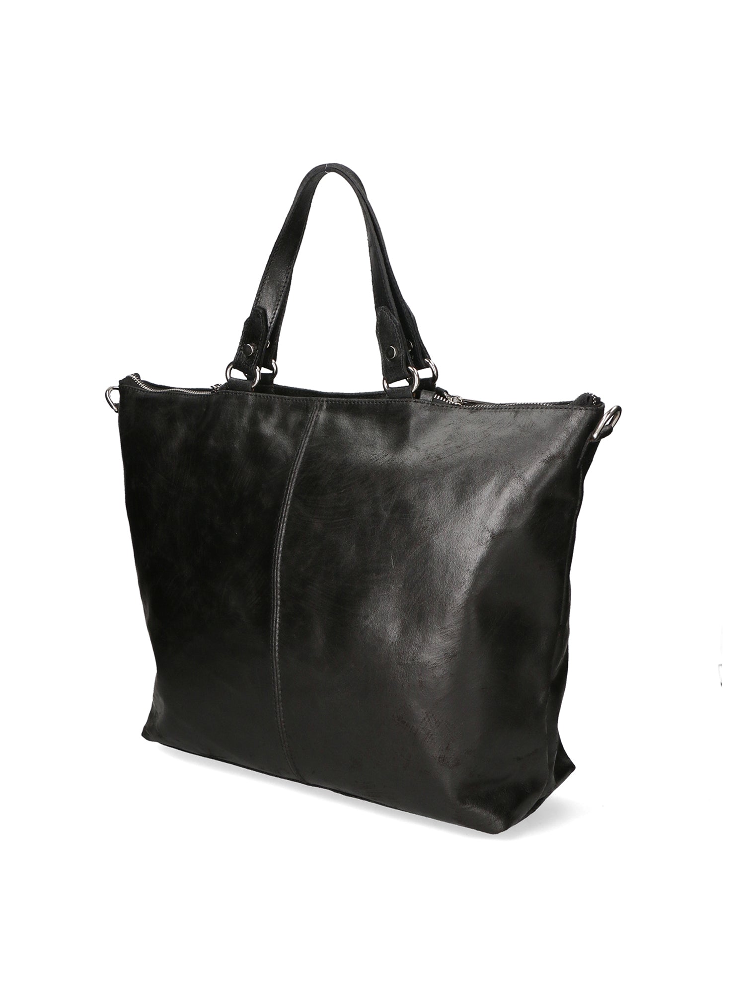 Elisamaria Borsa a spalla da donna Vera pelle 80055-NERO Gave Lux