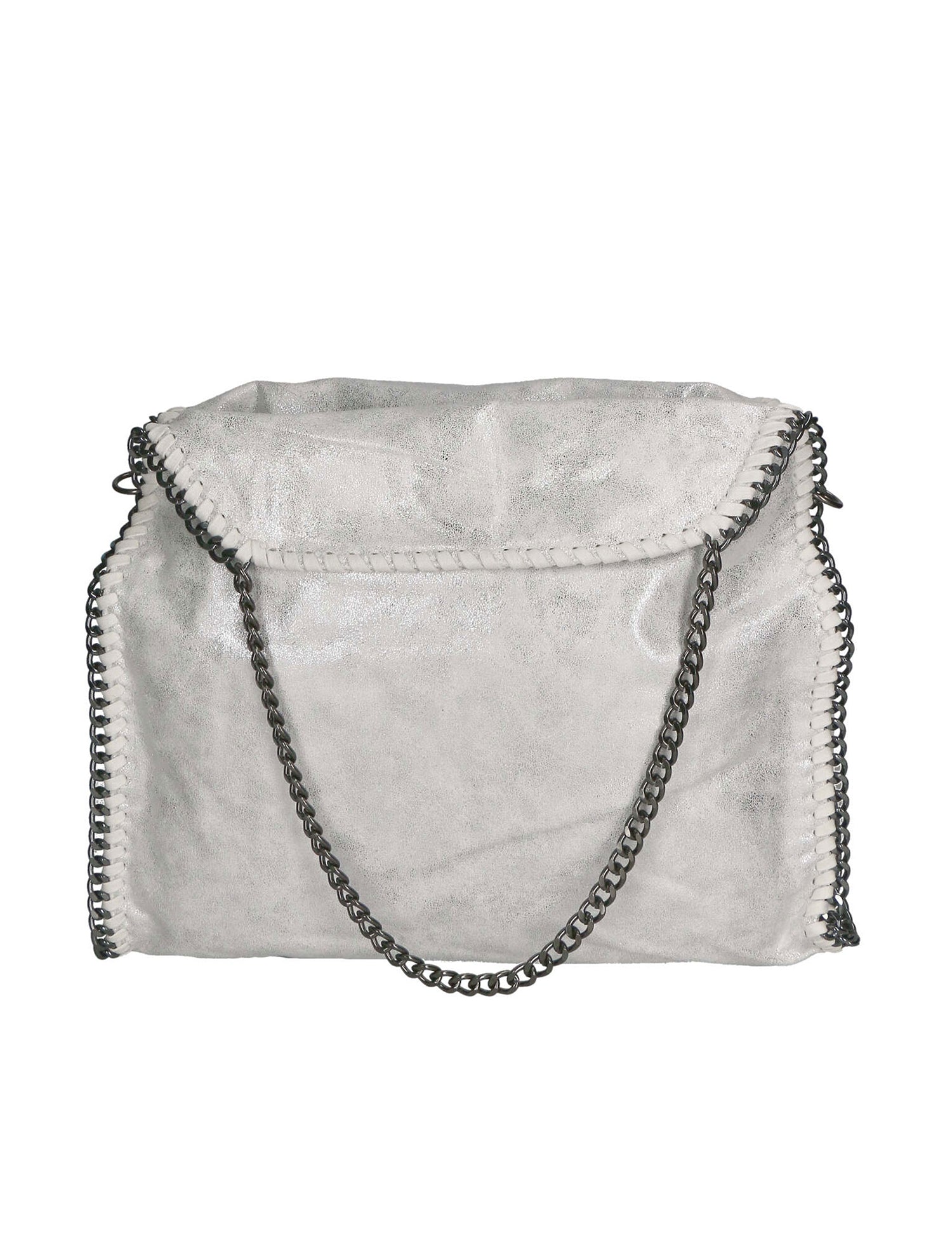 Willelmina Borsa a spalla da donna 100% PU Leather N-9606-BIANCO Gave Lux