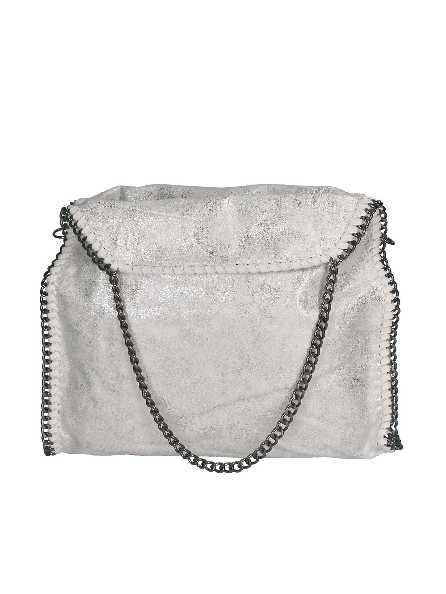 Willelmina Borsa a spalla da donna 100% PU Leather N-9606-BIANCO Gave Lux