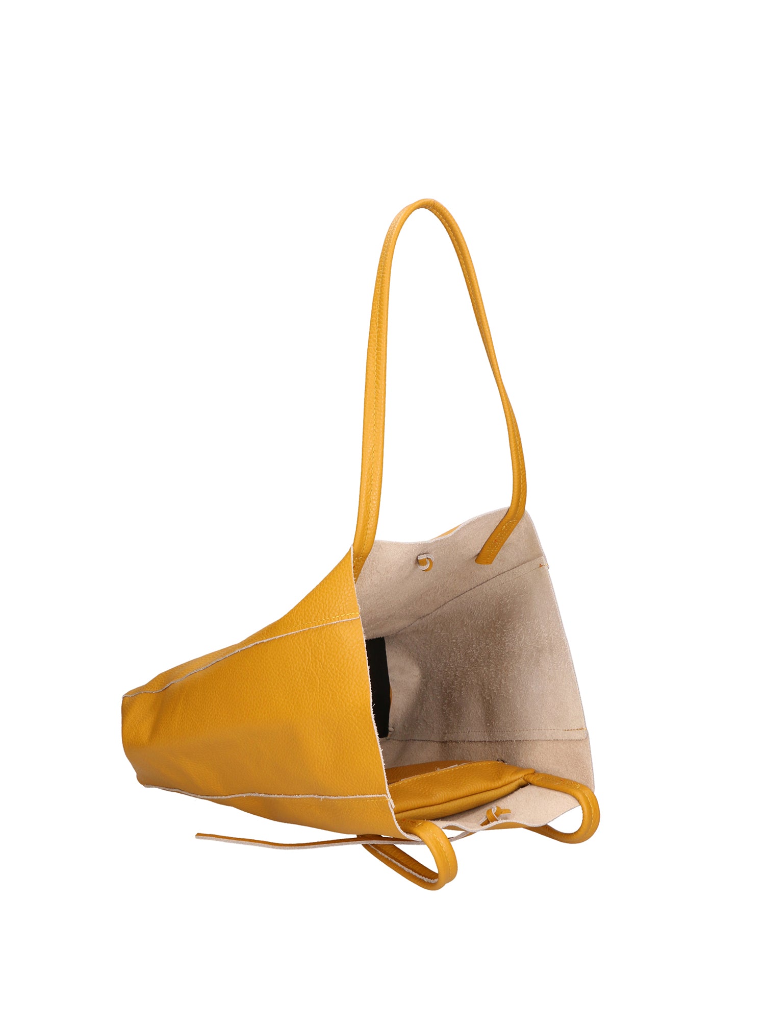 Valentina Borsa a mano da donna 100% pelle 06733-D36 SENAPE Gave Lux