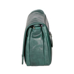 Borsa a tracolla da uomo 100% vera pelle HILB-3201-PETROLIO Hill Burry