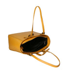Anna Borsa a spalla da donna 100% pelle 05415-PL36 SENAPE Gave Lux