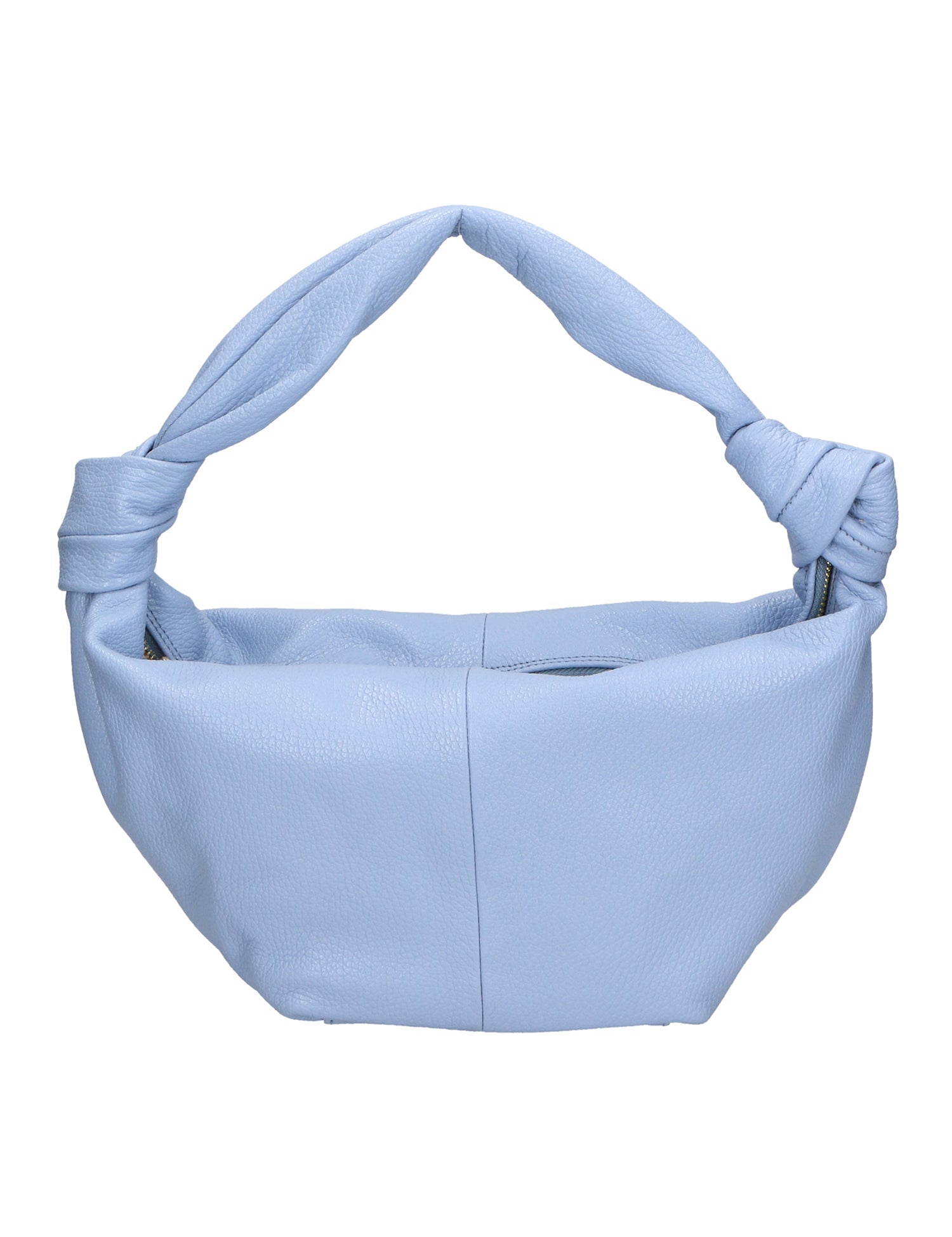 Lunaria Borsa a spalla da donna Vera pelle 06007-D220 AZZURRO Gave Lux