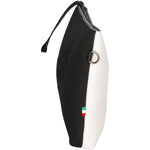 Ottavia Borsa a spalla da donna Neoprene 1331-BIANCO+NERO Gave Lux