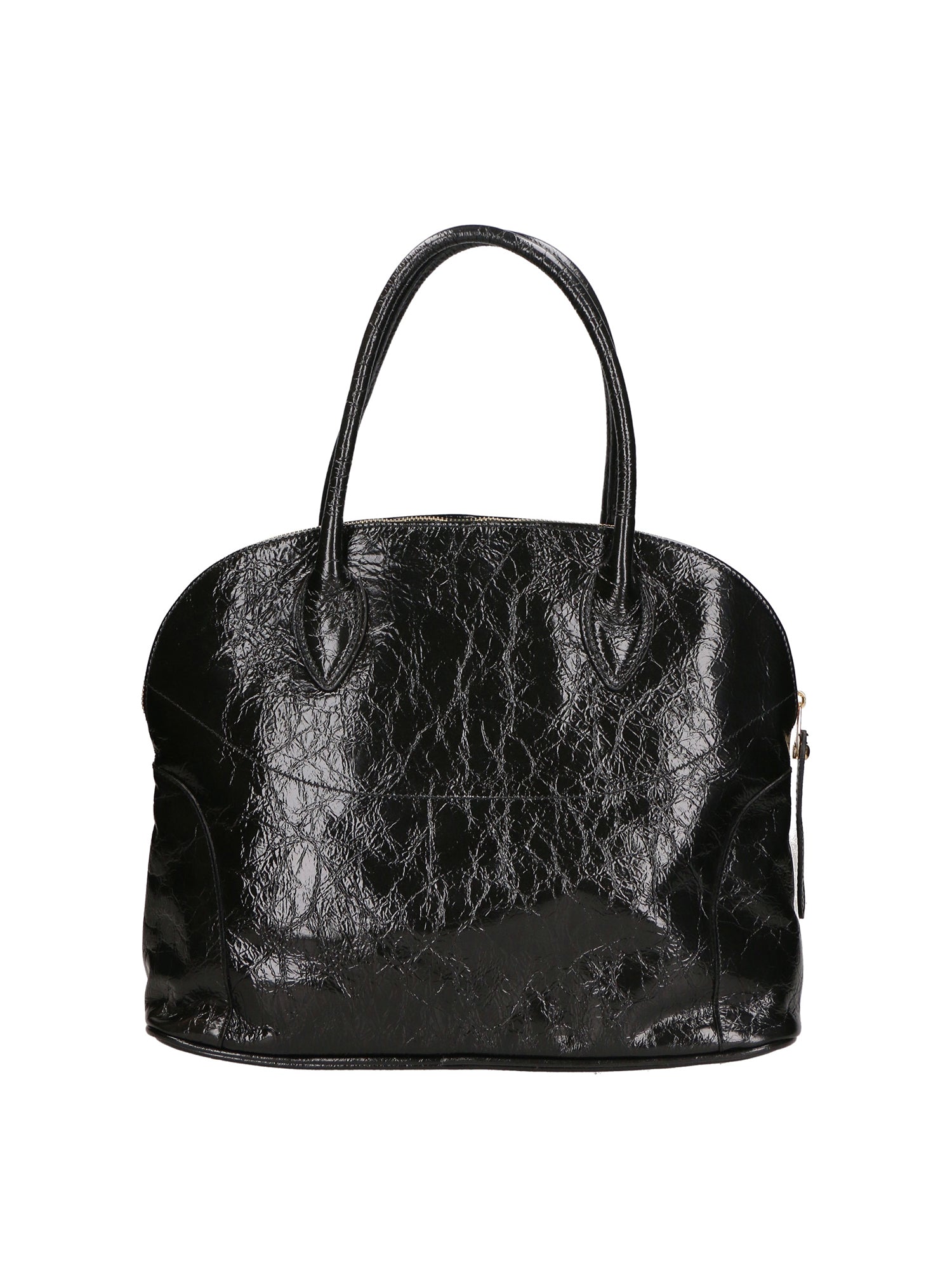 Borsa a mano da donna 100% pelle Naplak MYB-8026-FW-NERO My Best Bag