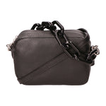 Barbara Borsa a spalla da donna Vera pelle 05706-D28 NERO BLACK Gave Lux