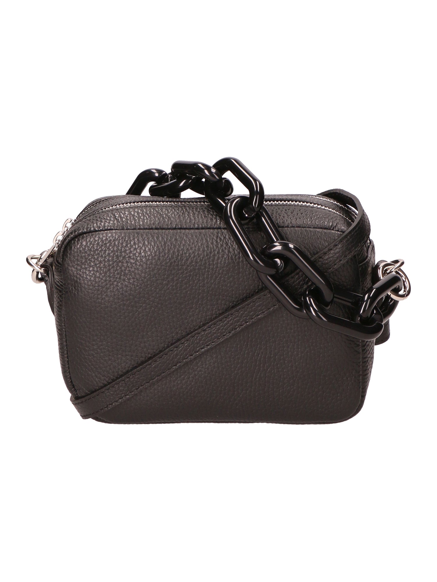 Barbara Borsa a spalla da donna Vera pelle 05706-D28 NERO BLACK Gave Lux