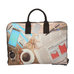 Michela Borsa a mano da donna Vera pelle ZG3007-CAFFE Gave Lux